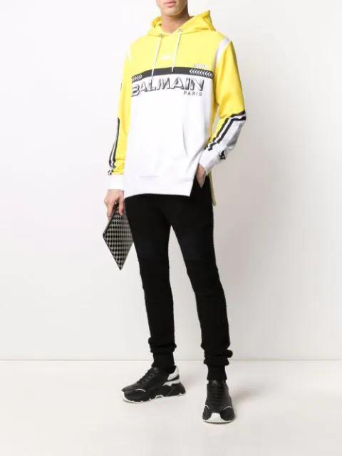 BALMAIN Black Cotton Jogging Pants