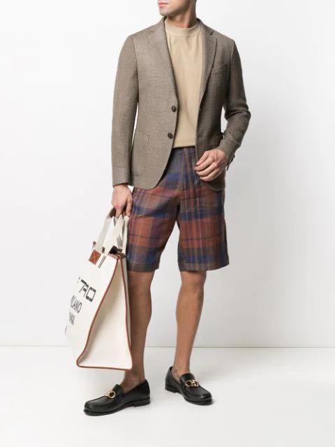 FERRAGAMO Grandioso Leather Loafer With Gancini Detail In Brown