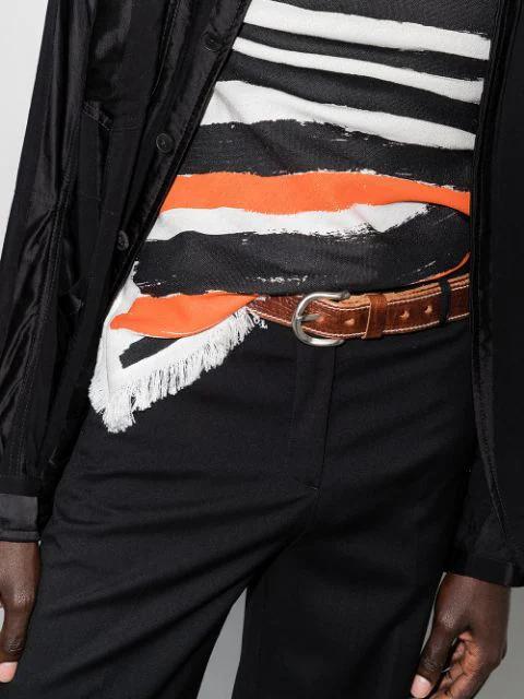 SAINT LAURENT Wyatt Calf Leather Chelsea Boots In Black