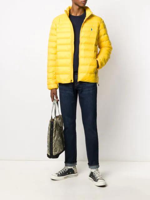 POLO RALPH LAUREN Blue Cable Knit Crewneck Sweater With Pony Embroidery On The Front In Wool And Cashmere Man