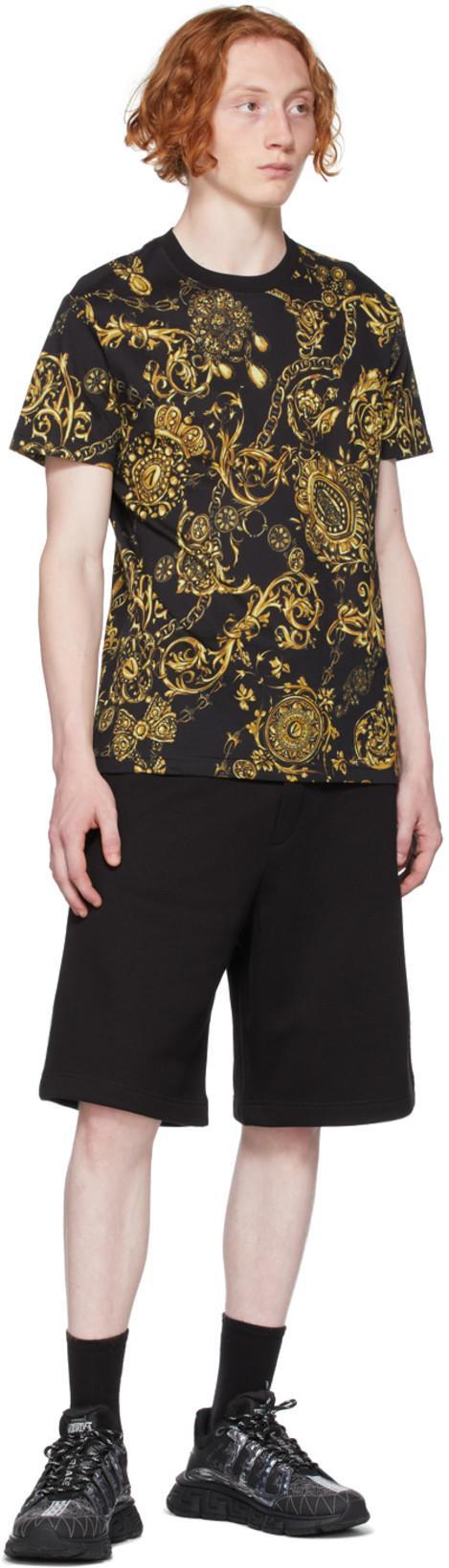 VERSACE Trigreca Low-top Sneakers In Black