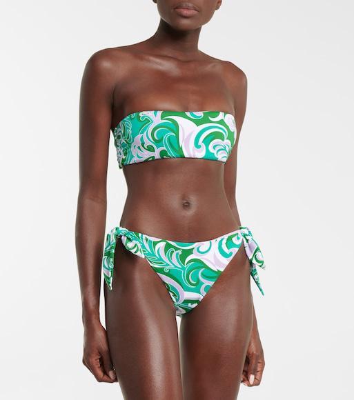 GIANVITO ROSSI Calypso Leather Thong Sandals In Black