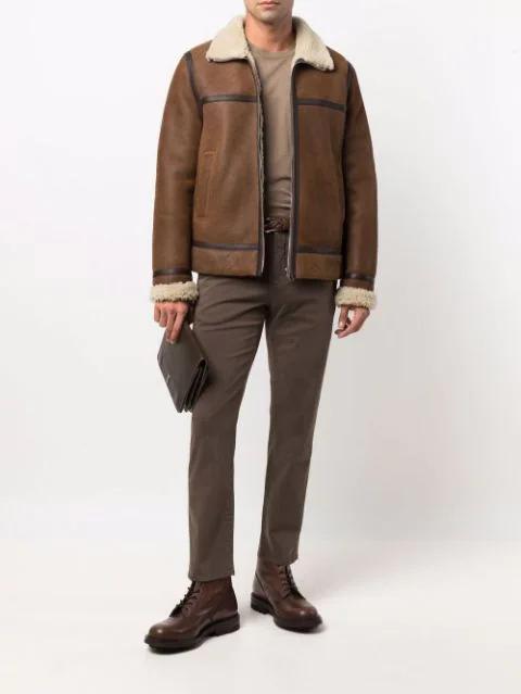 TOM FORD Cotton Blend Crew Neck T-shirt In Purple