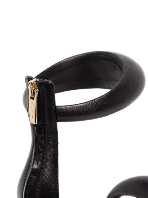 GIANVITO ROSSI Black Bijoux Heeled Sandals