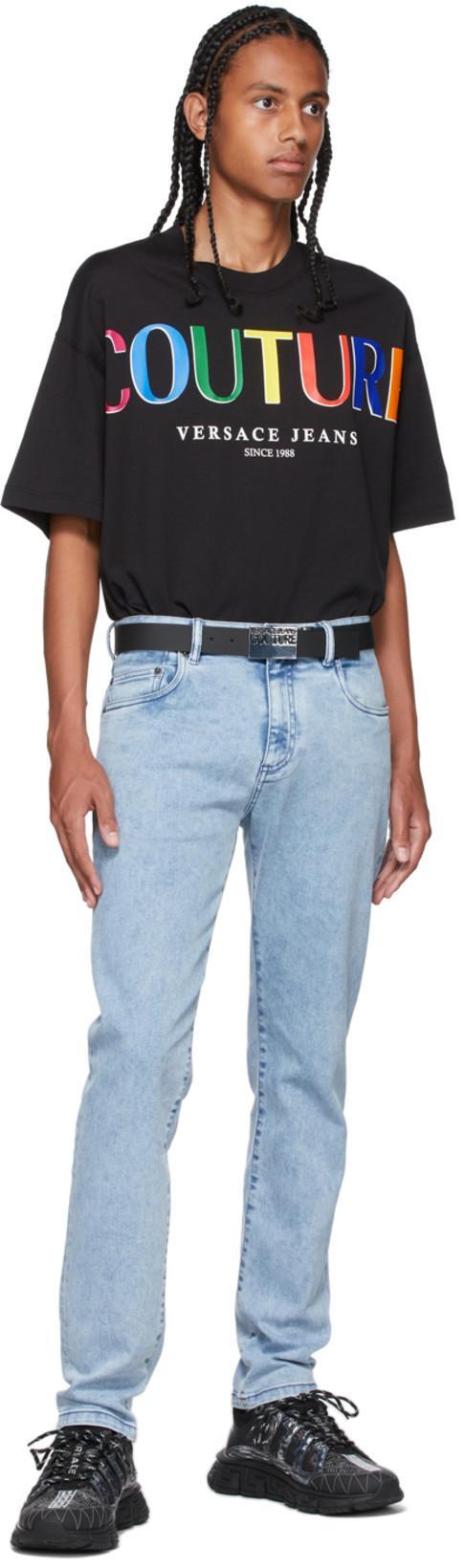 VERSACE Trigreca Low-top Sneakers In Black