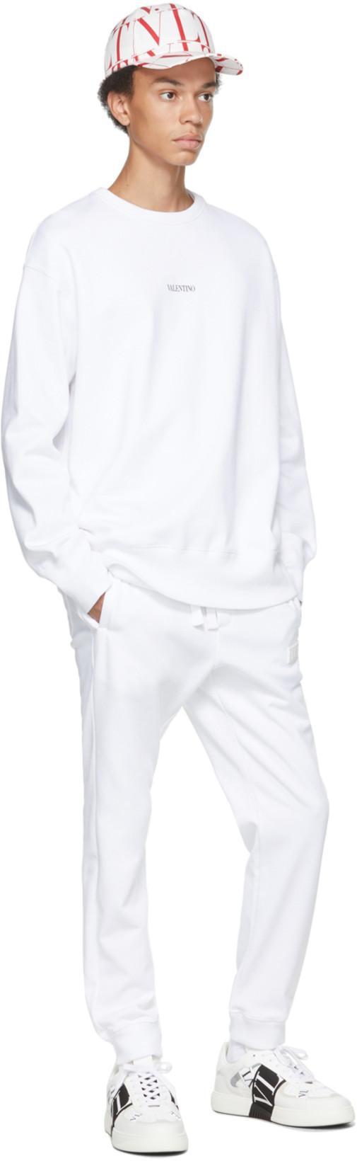 VALENTINO GARAVANI Low-top Calfskin Vl7n Sneaker In White