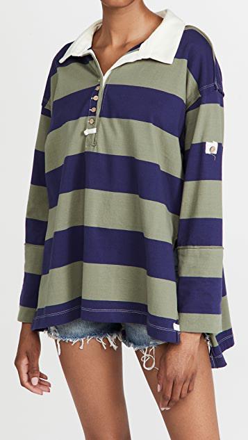 AGOLDE Parker High-rise Fray Hem Denim Shorts In Swapmeet