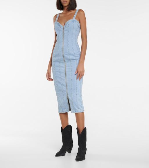 ISABEL MARANT 'dahope' Brown Cowboy Boots In Multi