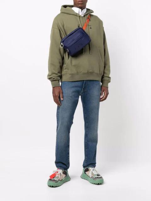 OFF-WHITE Logo-print Belt Bag In Blau