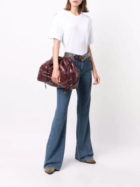 ISABEL MARANT Layered-detail Cotton T-shirt In White