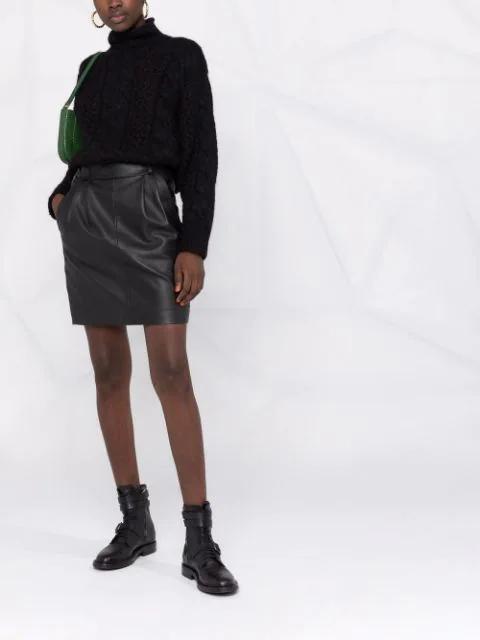 SAINT LAURENT Buckle-detail 30mm Ceril Ankle Boots In Black