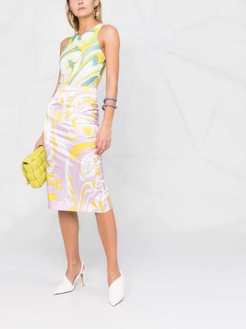 BOTTEGA VENETA Leather Cuff Bracelet In Purple