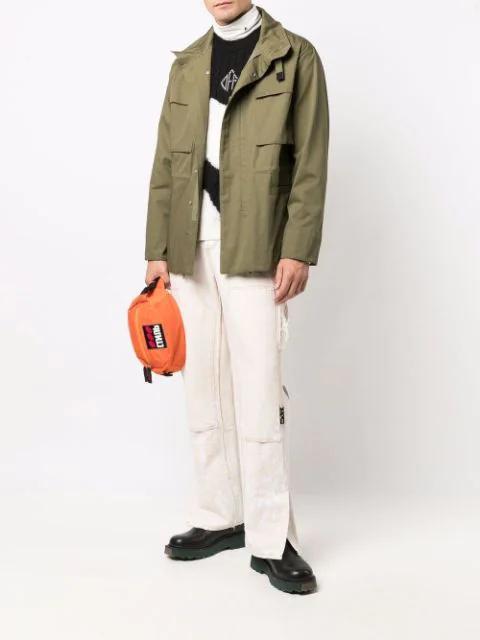 OFF-WHITE Arrows Cotton Field Jacket In Green
