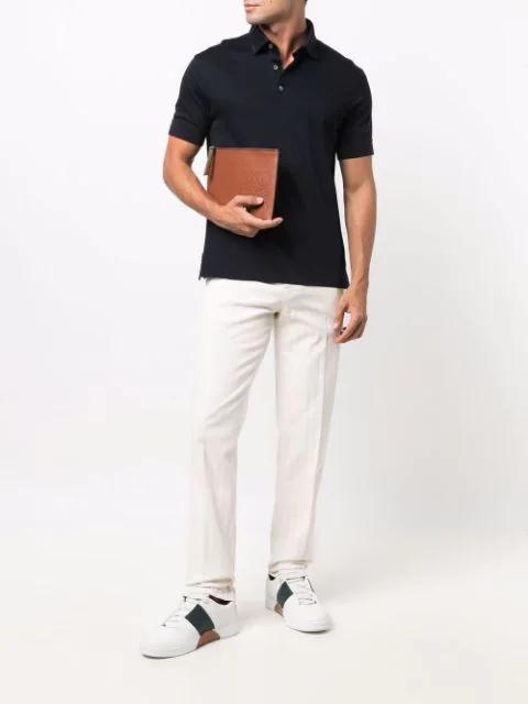 BRUNELLO CUCINELLI Tailored White Trousers With Classic Waistband In Neutral
