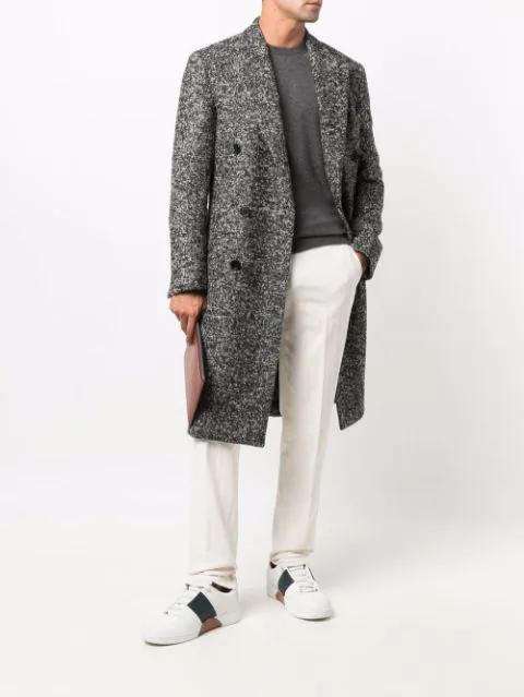 BRUNELLO CUCINELLI Tailored White Trousers With Classic Waistband In Neutral