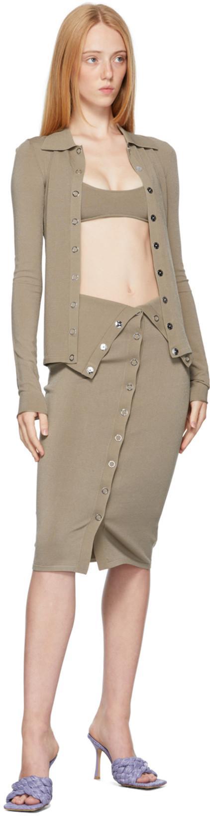 BOTTEGA VENETA Purple Raffia Stretch Heeled Mules