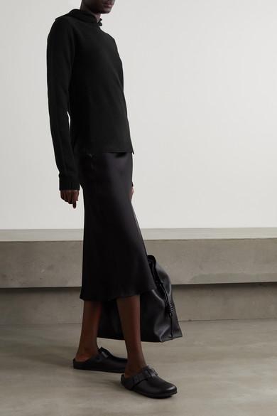 ANINE BING Flared Midi Skirt In Black