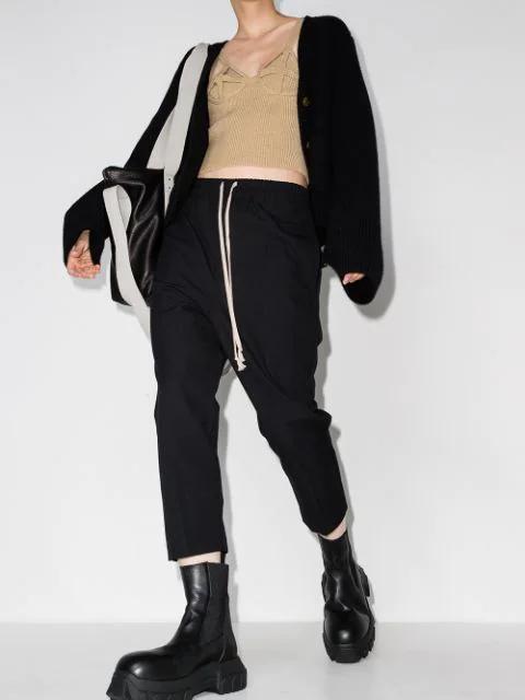 KHAITE Scarlet Knitted Cardigan In Blue