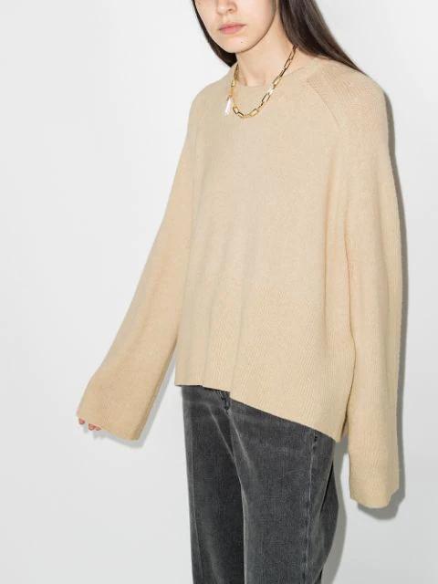 FRAME Le Palazzo Cropped Raw Hem Jeans In Black