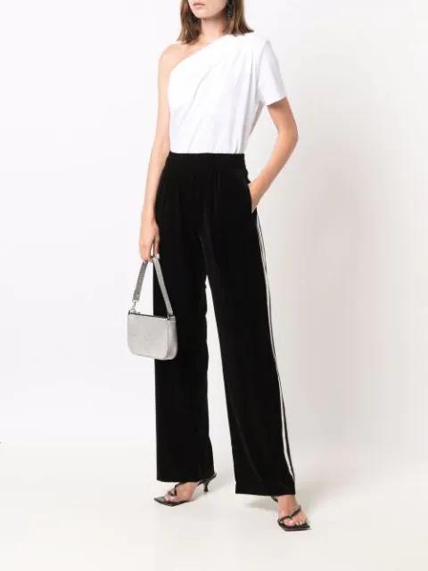 NORMA KAMALI Elephant Jersey Trousers In Animal Print