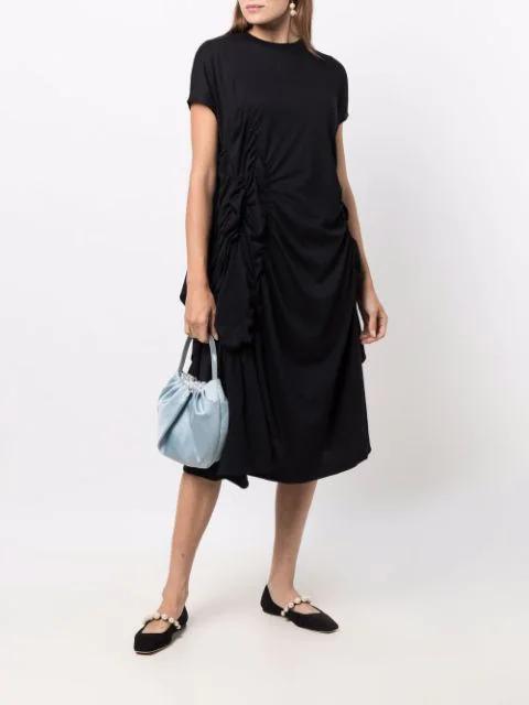 JIMMY CHOO Ade Flat Suede In Black