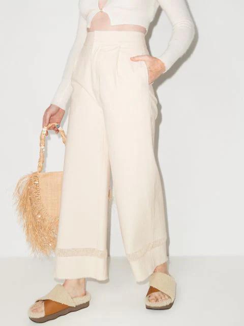 JACQUEMUS Le Cardigan Alzou Mohair And Wool-blend Cardigan In Off White