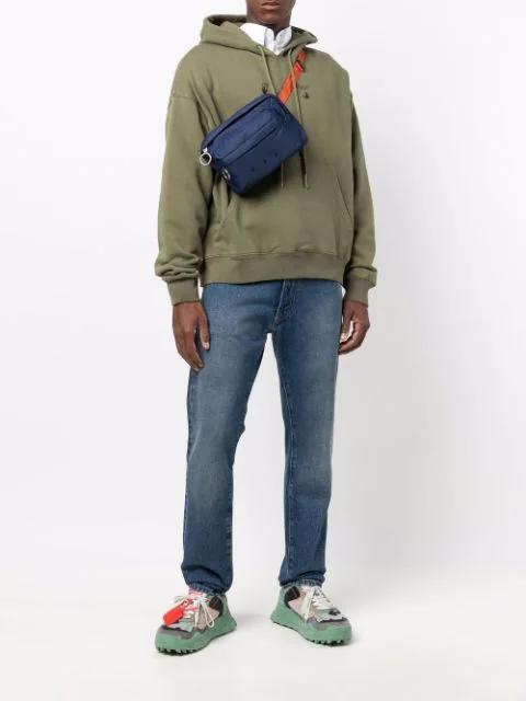 OFF-WHITE Logo-print Belt Bag In Blau