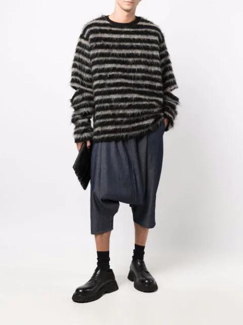 MISMO Woven Clutch Bag In Black