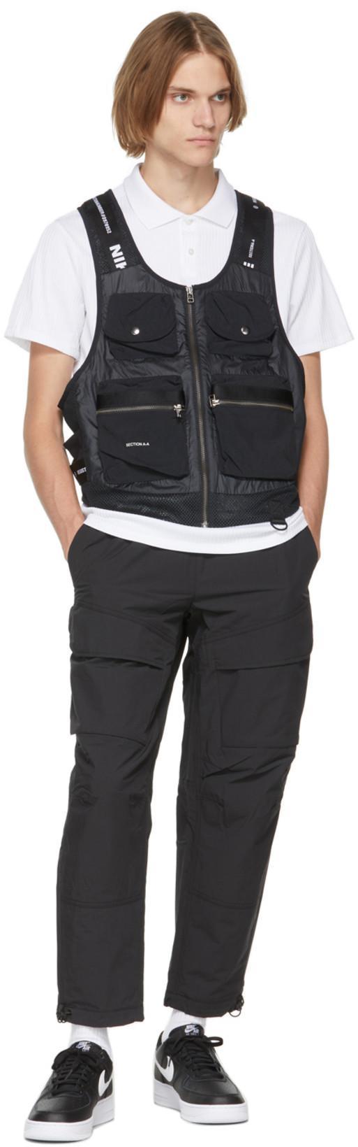 NIKE Air Force 1 07 Sneakers In Black Leather