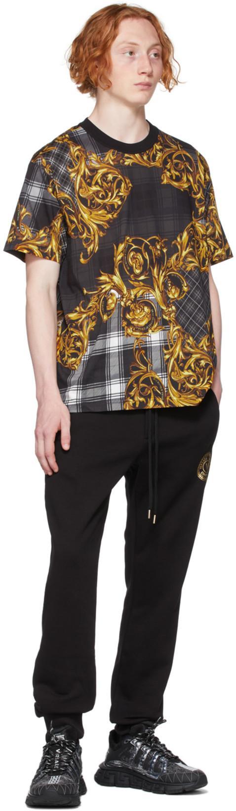 VERSACE Trigreca Low-top Sneakers In Black