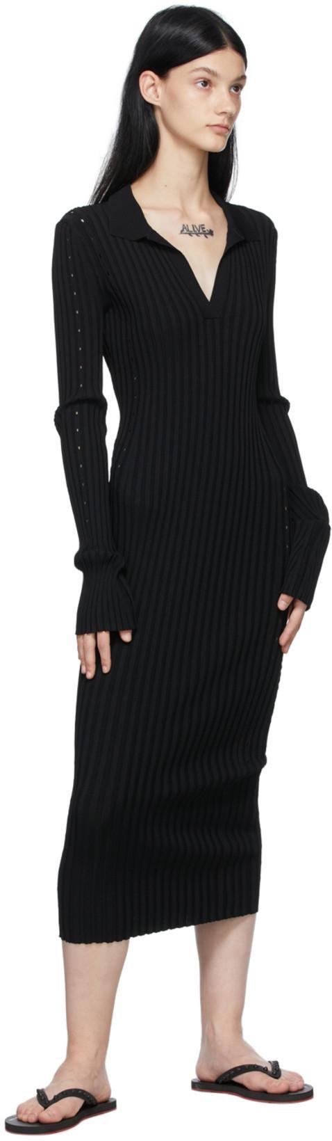 CHRISTIAN LOUBOUTIN Studded Rubber Sole Open Toe Sandals In Black