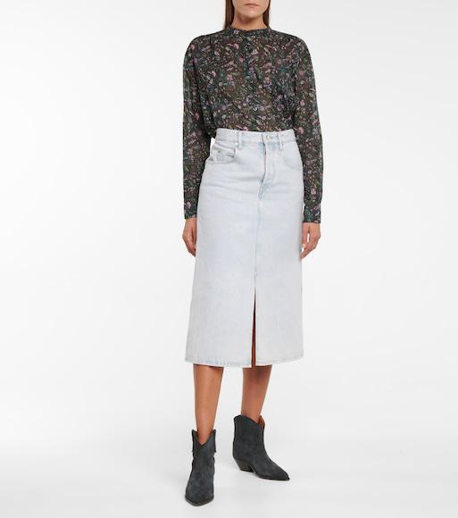 ISABEL MARANT Gray Dewina Ankle Boots In Black