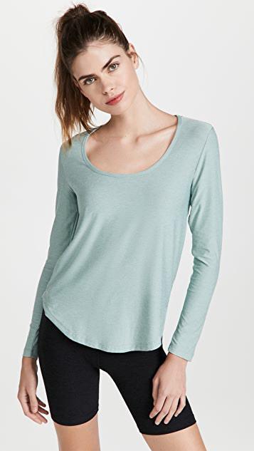 BEYOND YOGA Spacedye In The Mix High-waist Biker Shorts In Darkest Night