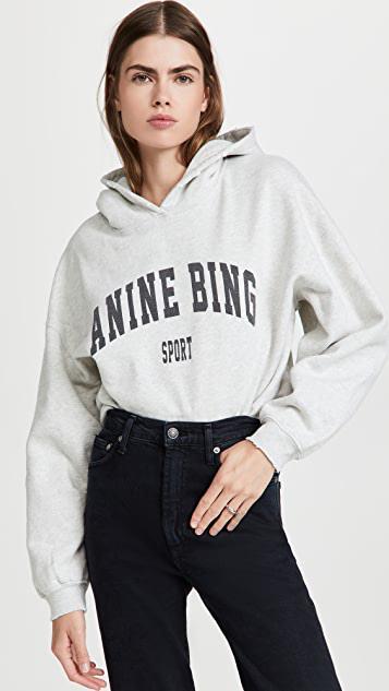 ANINE BING Sport Harvey Sweatshirt In Gray