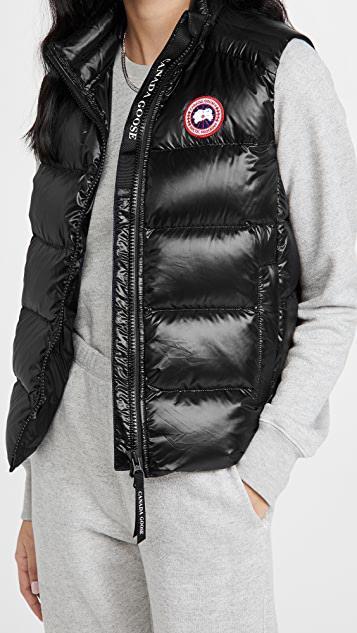 CANADA GOOSE Cypress Quilted Recycled Ripstop Down Vest In Noir