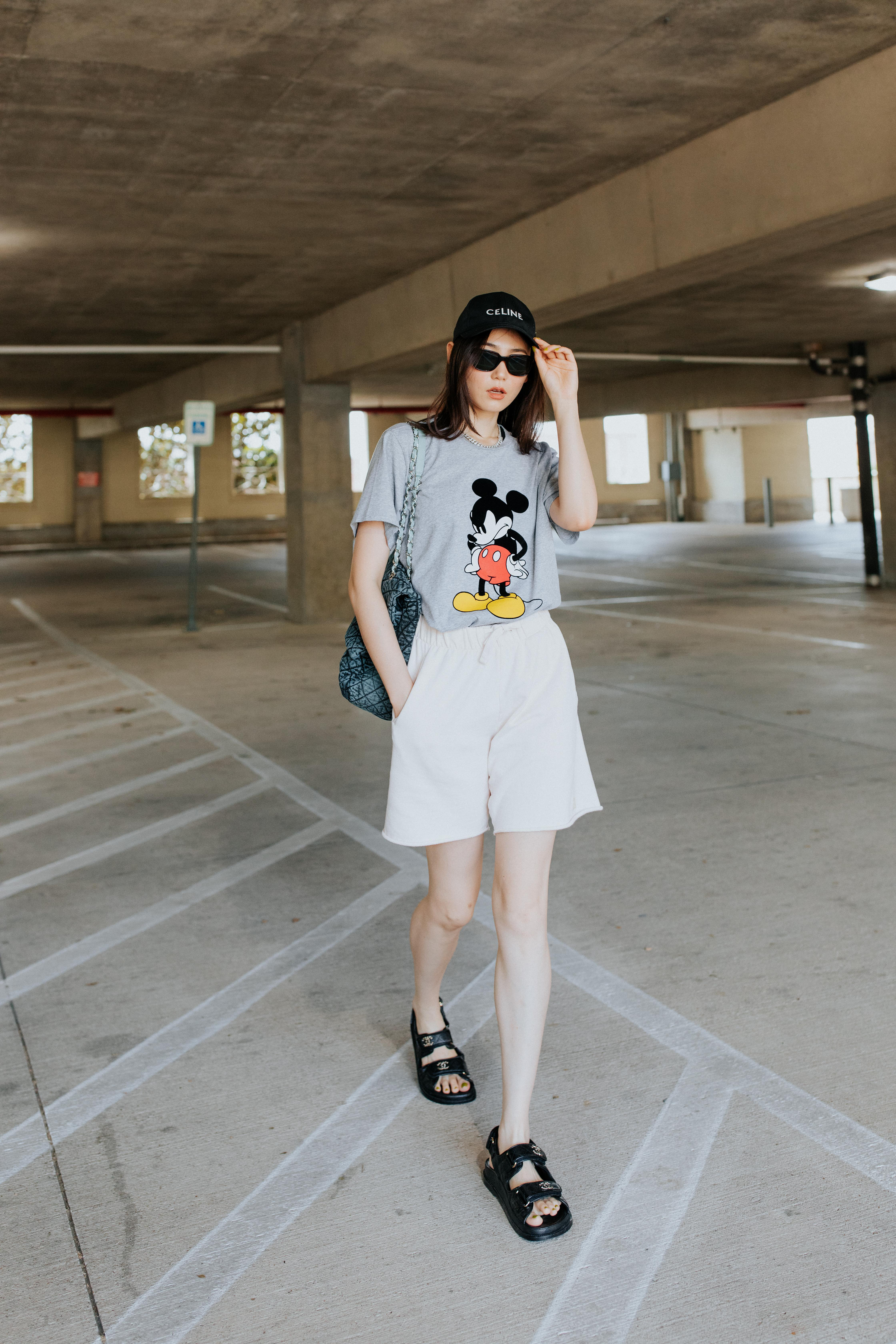 PALM ANGELS Black Classic Logo Sport Bra In Black White