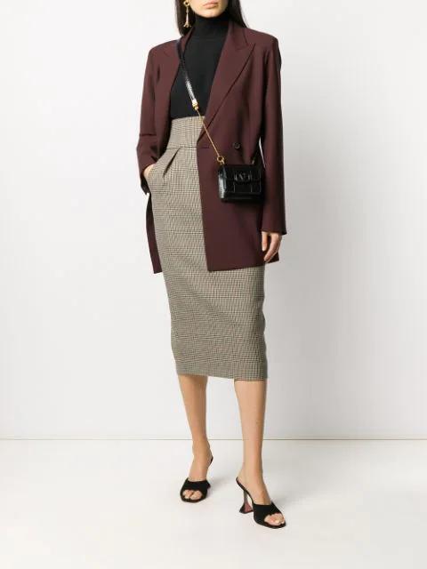 AMINA MUADDI Lupita 95 Leather Heeled Sandals In Black