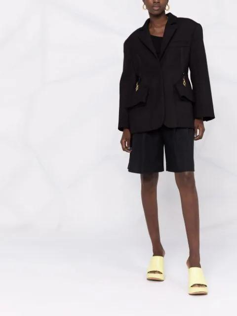 JACQUEMUS Black La Veste Terra Blazer In Schwarz