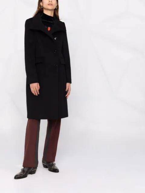 CHLOÉ Black Calf Leather Bos Taurus Lace-up Boots In Animal Print