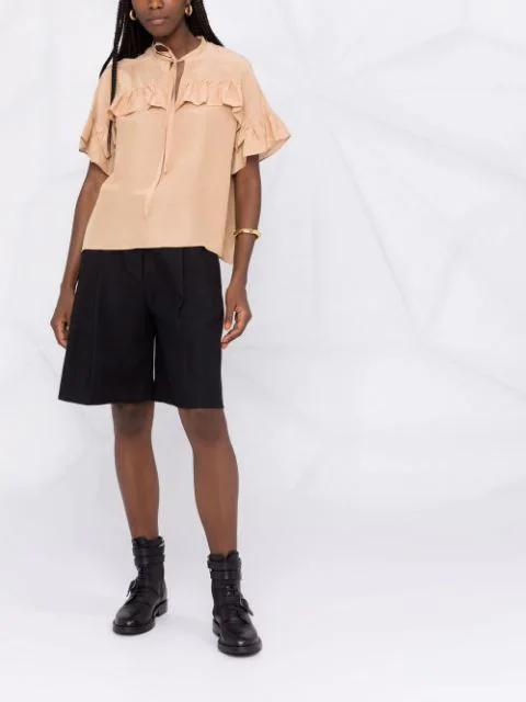 SAINT LAURENT Buckle-detail 30mm Ceril Ankle Boots In Black