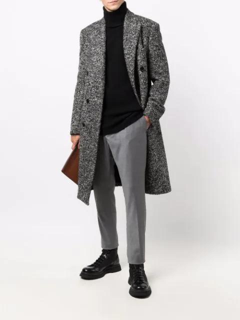 MISMO Woven Clutch Bag In Black