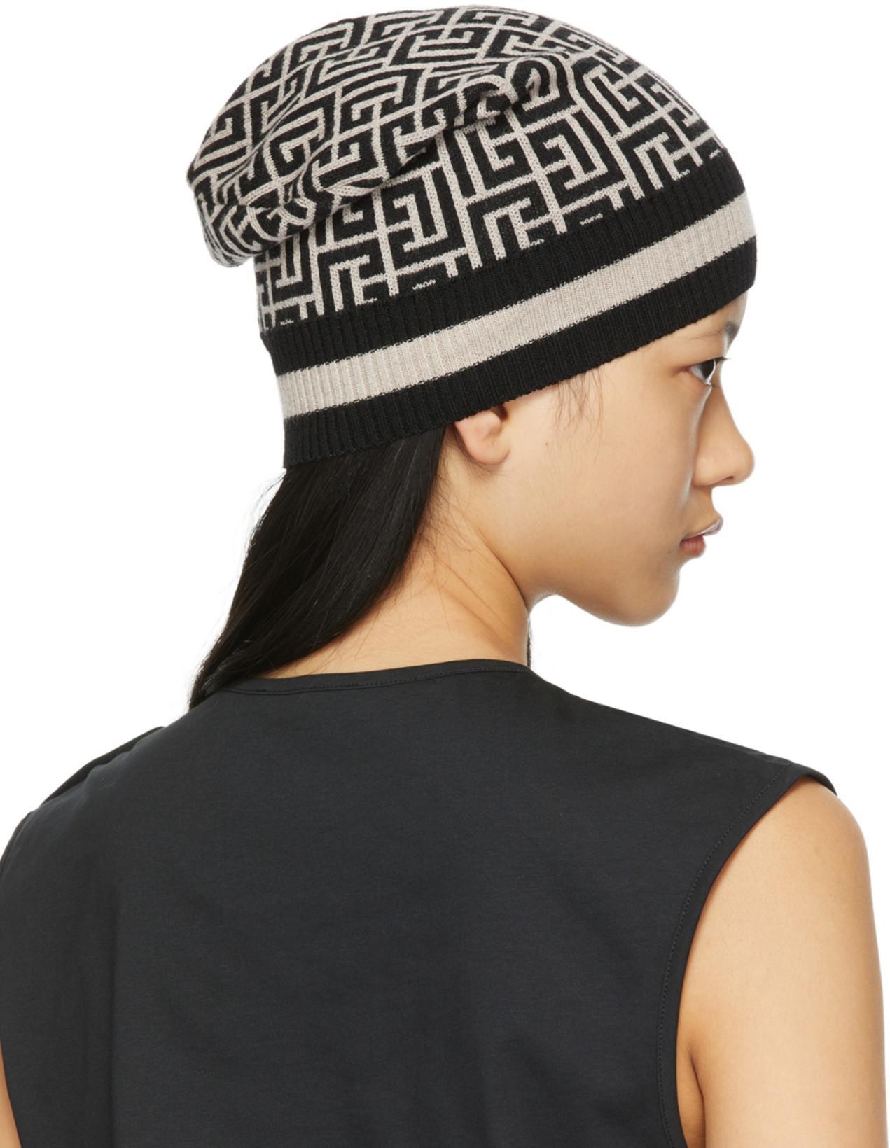 BALMAIN Black Logo Print Sleeveless