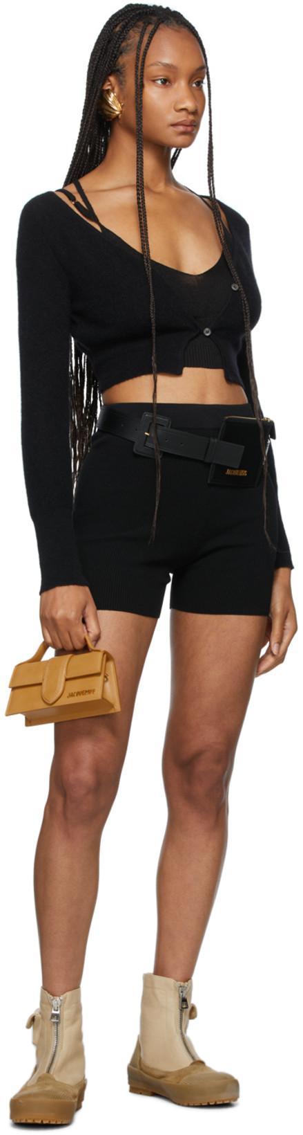 JACQUEMUS Le Cardigan Soli Wool-blend Cardigan In Black