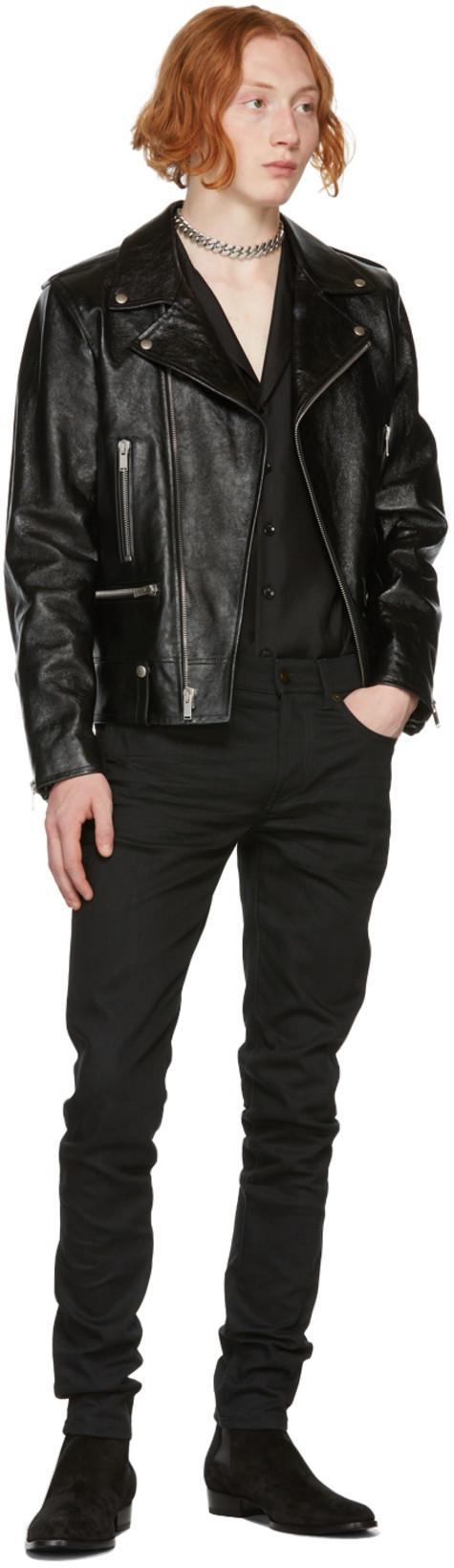 SAINT LAURENT Wyatt 30 Chelsea Boots In Black