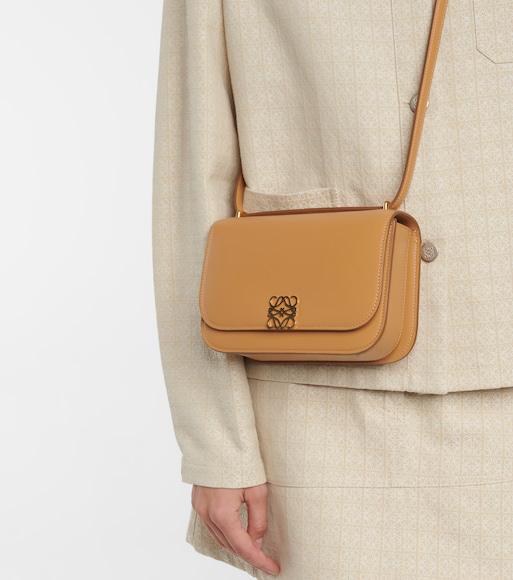 LOEWE Goya Puffer Bag In Shiny Nappa Lambskin In Black