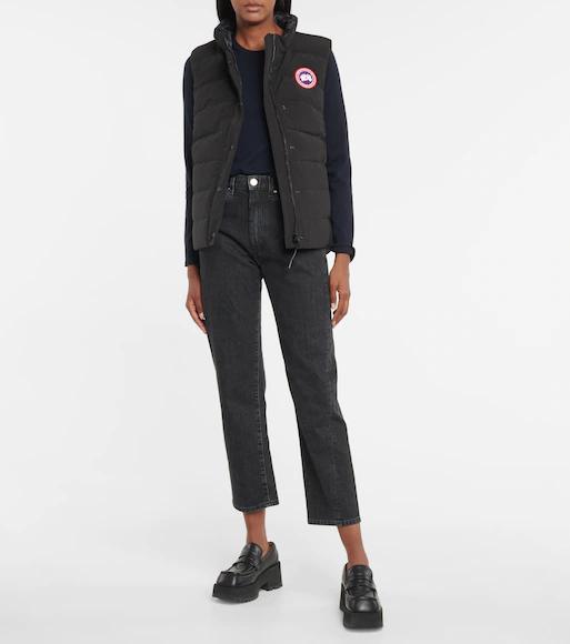 CANADA GOOSE Black Nylon Freestyle Vest