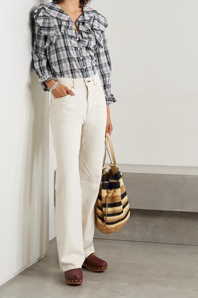 ANCIENT GREEK SANDALS Classic Closed 70mm Studded Clogs In Brown