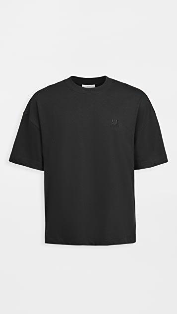 AMI ALEXANDRE MATTIUSSI Ami Paris Black Baseball Cap With Logo