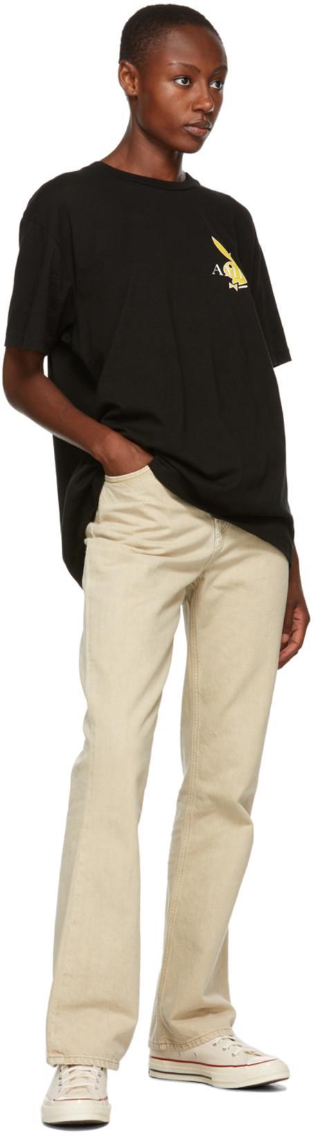 JACQUEMUS Le De Nimes High-rise Bootcut Jeans In Beige