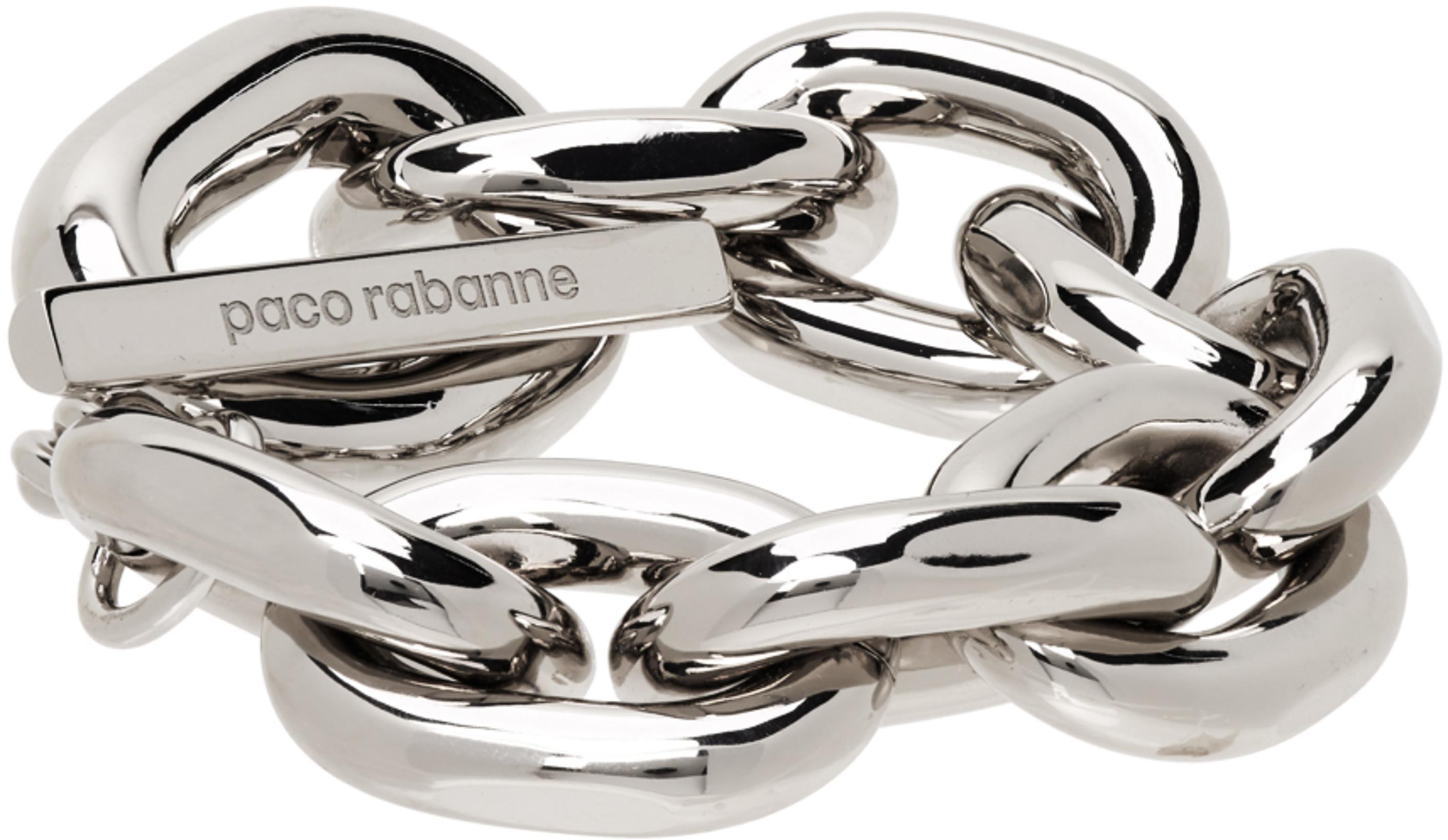 RABANNE Silver Xl Link Bracelet